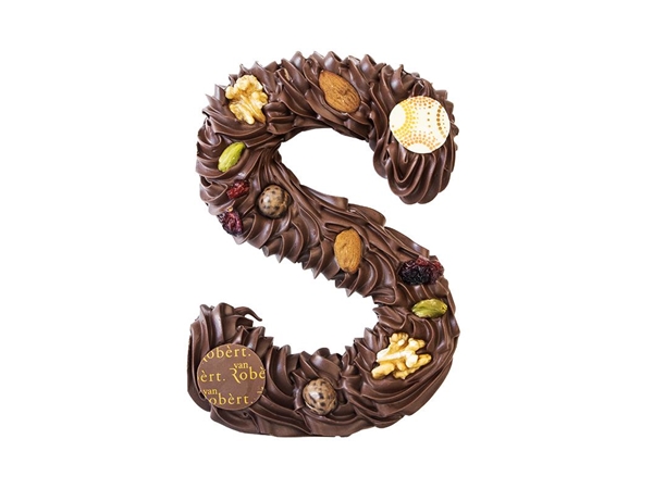 Roomchocoladeletter puur - S -